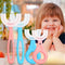 U-Shaped Children's Toothbrush | Soft Silicone Kids Toothbrush