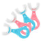 U-Shaped Children's Toothbrush | Soft Silicone Kids Toothbrush