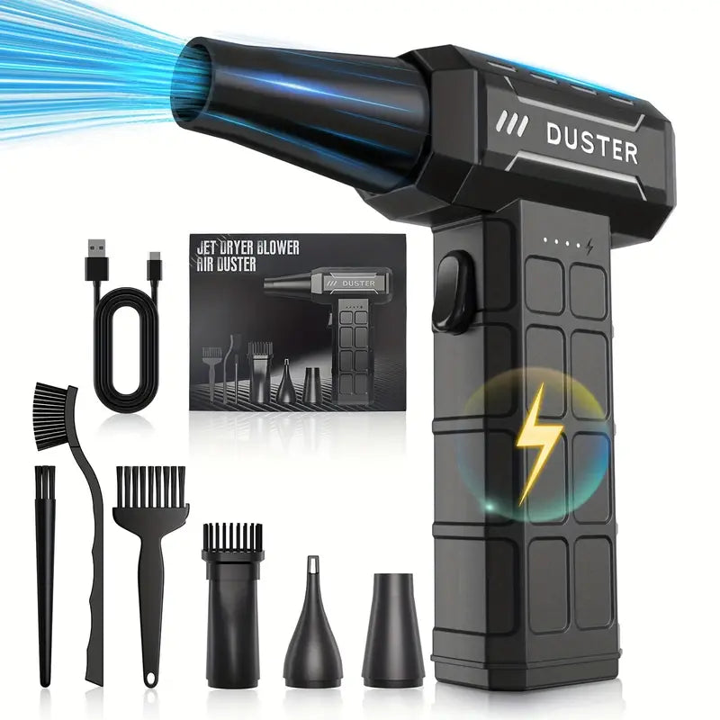 Rechargeable Cordless portable Air Duster for Electronics Cleaning