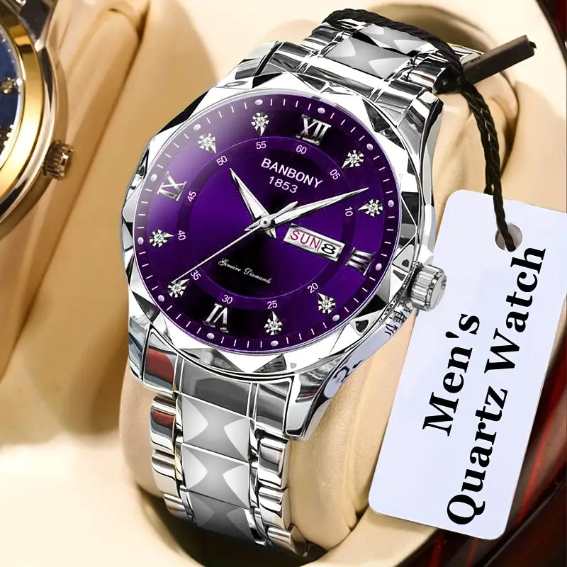 Luxury Stainless Steel Men's Watch | Quartz Watch UAE
