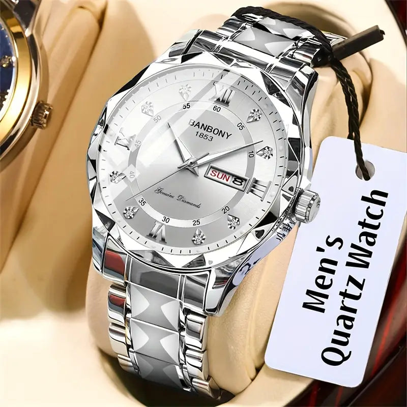 Luxury Stainless Steel Men's Watch | Quartz Watch UAE