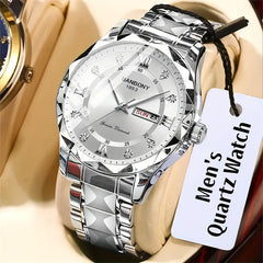 Luxury Stainless Steel Men's Watch | Quartz Watch UAE