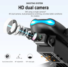 E99 Drone Camera | Foldable HD Dual Camera Drone with WiFi Control