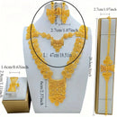 Arabian Style Bridal Jewellery Set UAE 5Pc Luxury Alloy Set