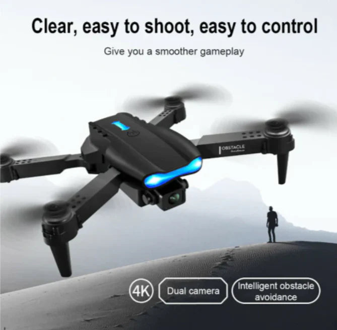 E99 Drone Camera | Foldable HD Dual Camera Drone with WiFi Control