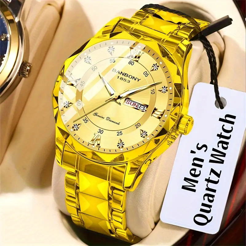 Luxury Stainless Steel Men's Watch | Quartz Watch UAE