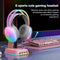 Wireless Rainbow Headphones with Mic – RGB Headphones for Gaming