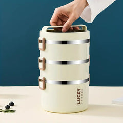 Thermal Lunch Box with Bag | Hot Tiffin for Office & School