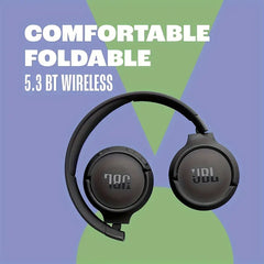 JBL Wireless Headphone T520BT – On-Ear Bluetooth & Built-In Mic