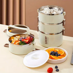 Thermal Lunch Box with Bag | Hot Tiffin for Office & School