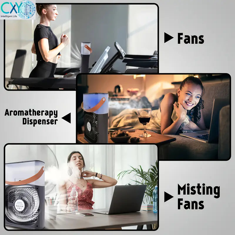 Portable Water Cooled Fan | Mini Cooler Fan USB Powered