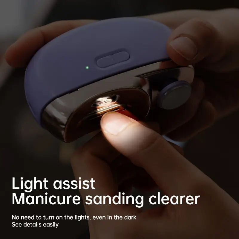 2 in 1 Smart Electric nail clipper | Portable Nail Polisher for Grooming