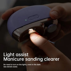 2 in 1 Smart Electric nail clipper | Portable Nail Polisher for Grooming