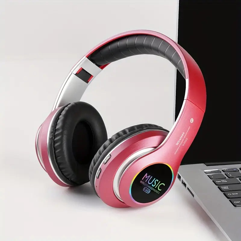 Wireless Headphones Lightweight Foldable with Mic & Hi-Fi Bass