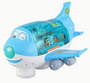 Rotating Electric Airplane Toy with Lights – Walking Action Fun