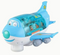 Rotating Electric Airplane Toy with Lights – Walking Action Fun