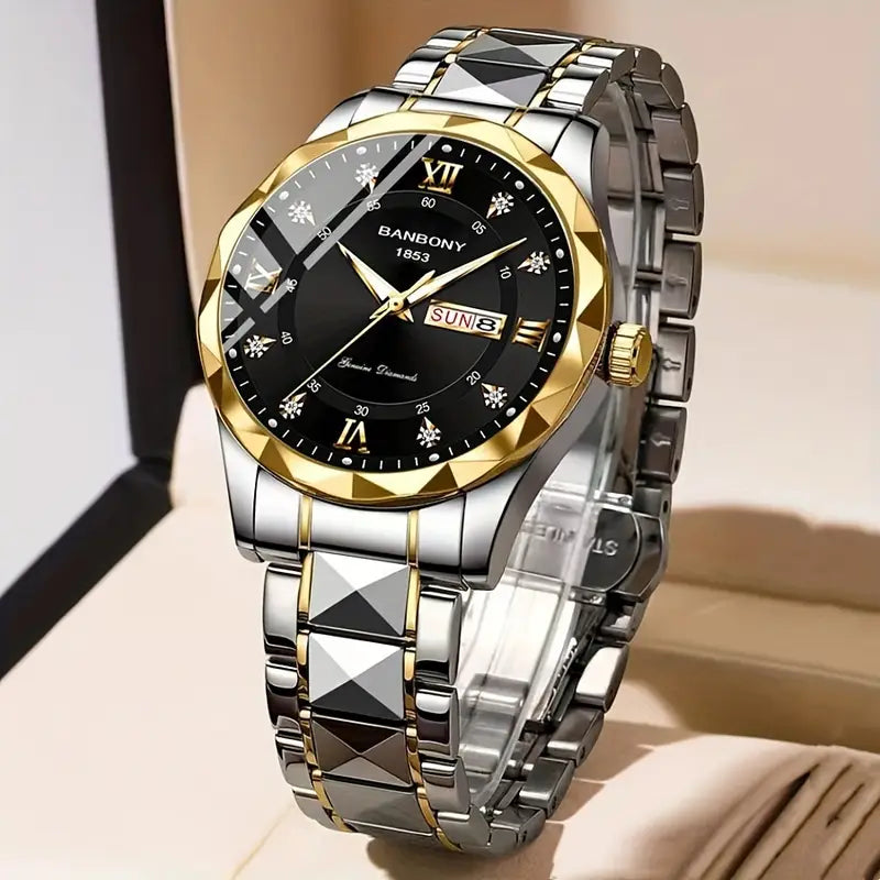 Luxury Stainless Steel Men's Watch | Quartz Watch UAE