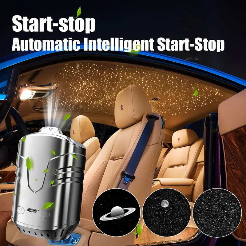 Car Air Freshener & Starry Sky Projector | Starts and Saturn Ceiling Light Freshener