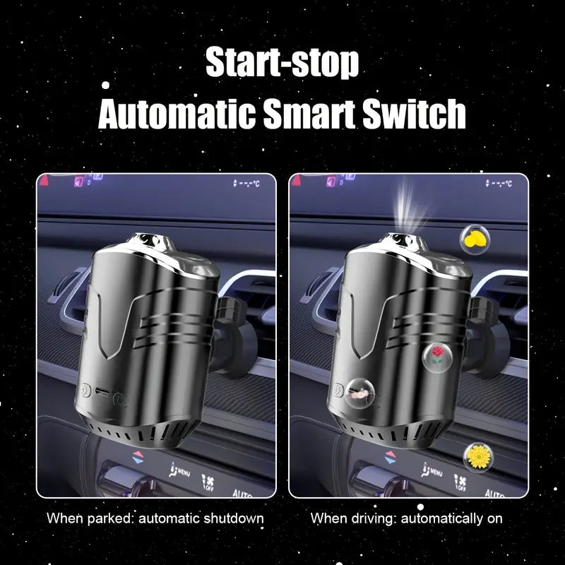 Car Air Freshener & Starry Sky Projector | Starts and Saturn Ceiling Light Freshener