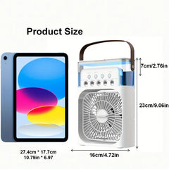 Portable Water Cooled Fan | Mini Cooler Fan USB Powered