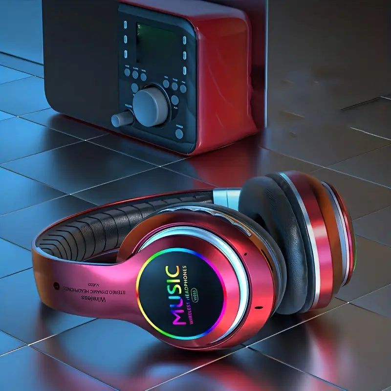 Wireless Headphones Lightweight Foldable with Mic & Hi-Fi Bass