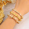 Stainless Steel Bracelet Set for Women | Elegant & Chic