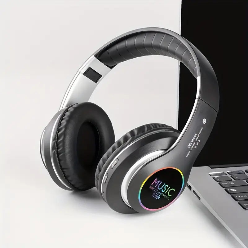 Wireless Headphones Lightweight Foldable with Mic & Hi-Fi Bass