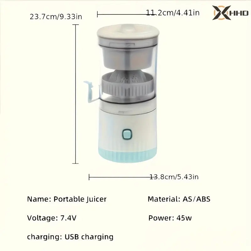 Rechargeable Portable Orange Juicer | Electric Mini Citrus Juicer