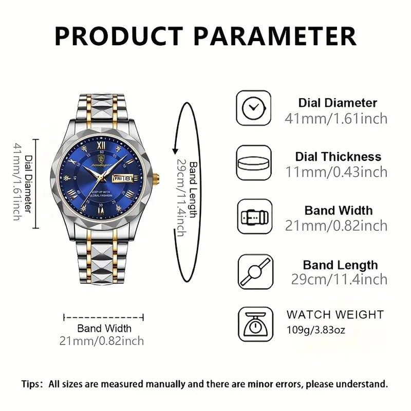 Waterproof Luminous Quartz Couple Watches - Couple Watches