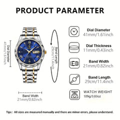Waterproof Luminous Quartz Couple Watches - Couple Watches