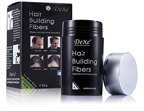 Dexe Hair Building Fibers with Natural Hair Fibers Spray