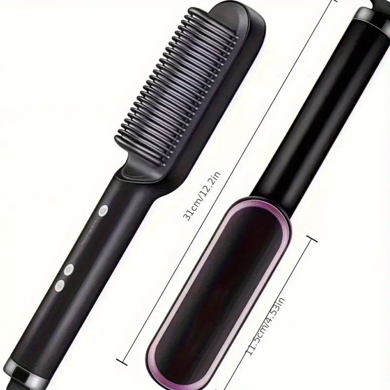 2 in 1 Best Hair Straightener Brush | Mini Hair Straightener Tool