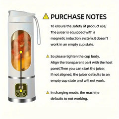 Portable Fruit Juicer Blender | USB Rechargeable Mini Juicer