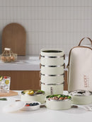 Thermal Lunch Box with Bag | Hot Tiffin for Office & School