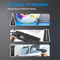 Rechargeable Cordless portable Air Duster for Electronics Cleaning