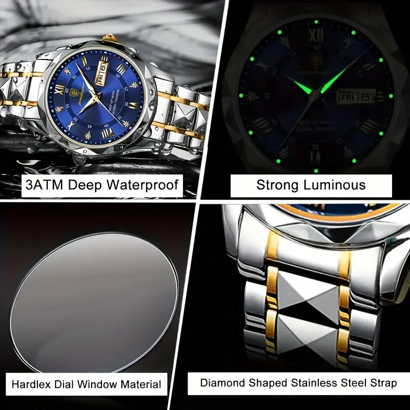 Waterproof Luminous Quartz Couple Watches - Couple Watches