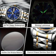 Waterproof Luminous Quartz Couple Watches - Couple Watches