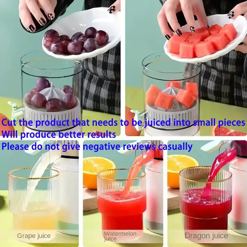 Rechargeable Portable Orange Juicer | Electric Mini Citrus Juicer