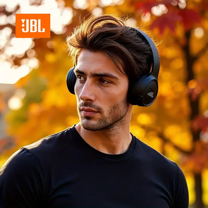 JBL Wireless Headphone T520BT – On-Ear Bluetooth & Built-In Mic